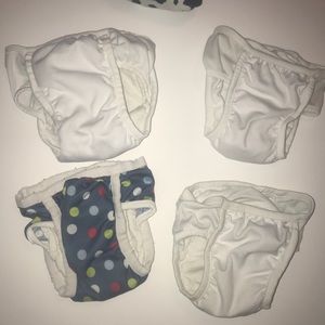 Six cloth training pants bummis & blueberry med